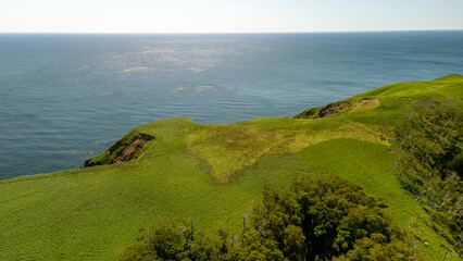 北海道　尻羽岬　空撮