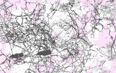 walls crumbled faded paint cracks