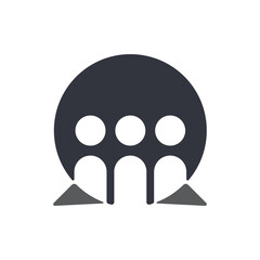 Chat Logo Template Icon