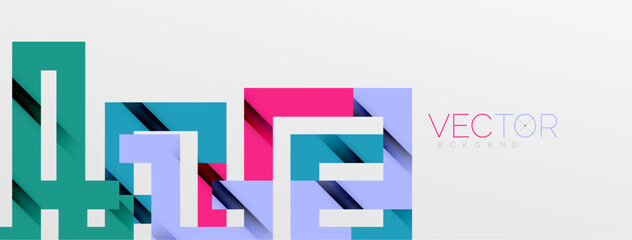 Color bend lines with shadow texture effect. Vector Illustration For Wallpaper, Banner, Background, Card, Book Illustration, landing page