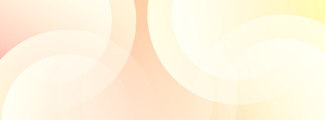 minimalist banner background,soft color,pink and yellow gradations,circle effect,business,ads,memphis,eps 10