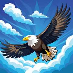 Fototapeta premium american bald eagle