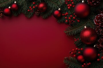 Festive cheer: a Christmas Eve banner featuring joyful presents and sparkling decorations, with ample copy space for a personal holiday message, capturing the warmth and magic of the season.