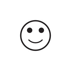 smile emoticon face icon, trendy style illustration for web and app..eps