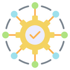 Integration Icon Flat Icon