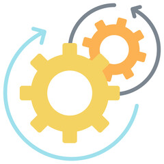 Automation Icon Flat Icon