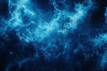 Fototapeta premium Blue Abstract Smoke Background for Creative Projects