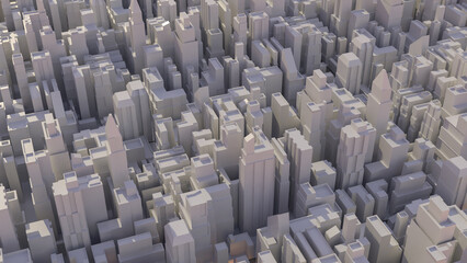 Obraz premium The city image for real estate or property concept 3d rendering.