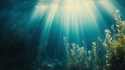 Underwater Sunlight and Marine Vegetation