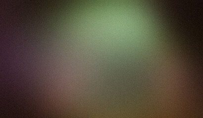 Abstract soft bright color gradient grainy backdrop design background. Smooth green magenta noisy gradient vintage light leaks grainy web banner, poster and website header.