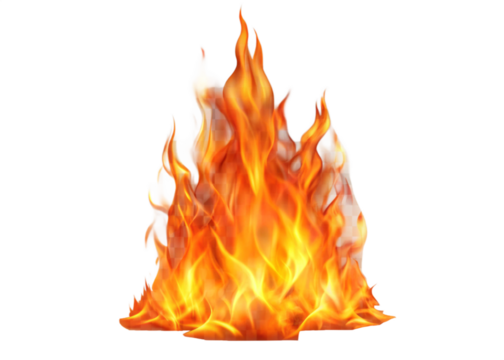 Realistic fire flame transparent background. Fire flame png white background

