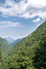 Obraz premium mountain landscape with blue sky