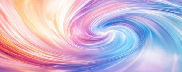 Obraz premium Colorful swirling abstract pattern with pastel