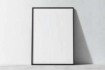 A3 Poster Mockup on White Background created with Generative AI