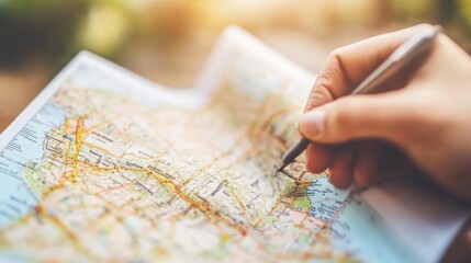 A logistics manager using advanced GPS software to track truck movements, delivery times, and vehicle performance.