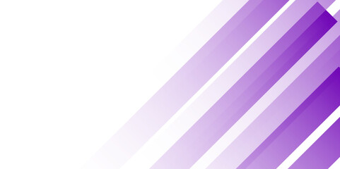 Modern purple and white abstract background with stripes. Vector abstract purple, white banner background. Vector background for wallpaper decoration.  Suit for presentation design and much more. 