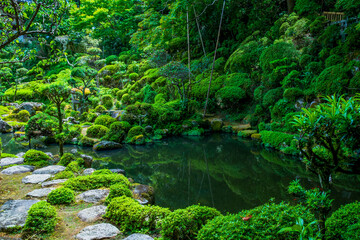 奈良県　当麻寺　西南院庭園