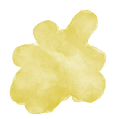 Yellow Watercolor Paint Decoration