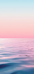 Obraz premium Pink sky over calm water