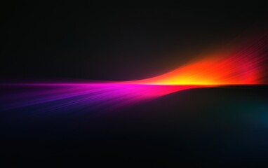 Abstract colorful light streaks