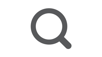 magnifying glass isolated