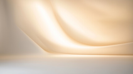 A gentle blend of beige and white hues creates a soothing backdrop. 