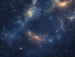 Naklejka premium Twinkling stars in the cosmos
