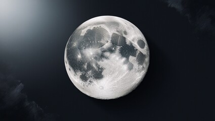 Space real look moon and 4k quality .