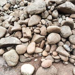pile of stones that will be used as building materials
