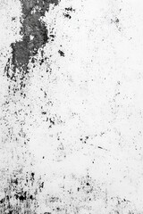 White wall with black splatter