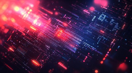 Obraz premium Technology Future Network background illustration 