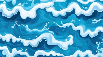 Stunning overhead shot of the Pacific Ocean, capturing turbulent waves and vibrant textures in an eyecatching composition.