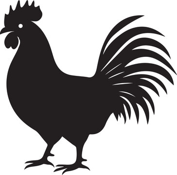 recommend clip art: silhouette of a rooster