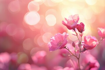 Obraz premium Soft pink blossoms in bloom