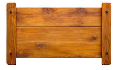 Obraz premium Rustic Wooden Board with Natural Texture and Smooth Surface