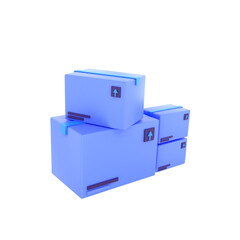 3d render ecommerce icon illustration