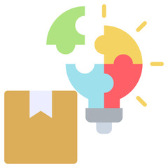 Problem Solving Icon Flat Icon