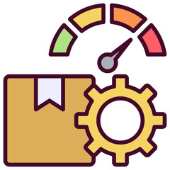 Performance Icon Outline Color Icon