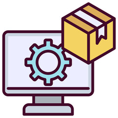 Package Icon Outline Color Icon