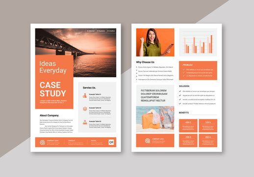 Case Study Flyer Layout