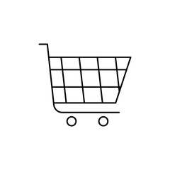 Online Store Icon, Shopping cart icon