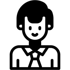 Vector Icon Judge, Professional, Attorney, Avatar, Man