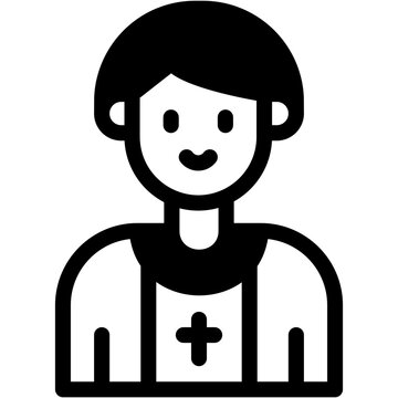 recommend clip art: Vector Icon Priest, Pastor, Caucasian, Professions And Jobs, Profession