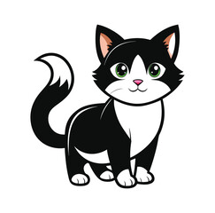 cat--illustration-design-black-and-white
