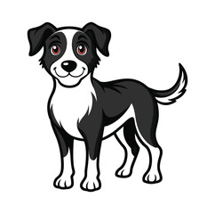 dog--illustration-design-black-and-white 