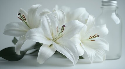 Obraz premium White Lilies Still Life