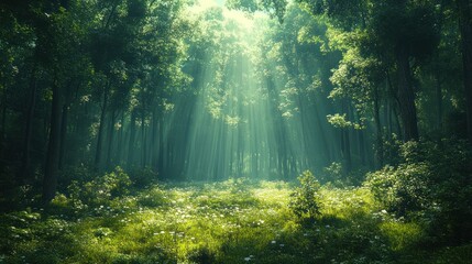 Obraz premium Mystical Forest Path