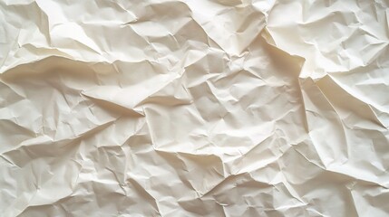 Obraz premium Crumpled Paper Texture for Background Use