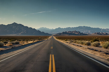 Fototapeta premium road in the desert
