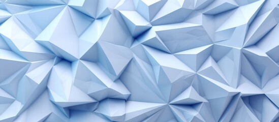 Abstract Blue Geometric Pattern